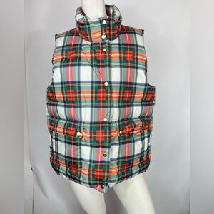 J. Crew Signature Puffered Checkered